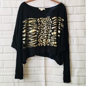 Forever 21 long sleeve crop top